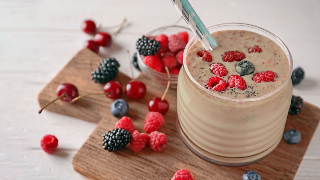 Turmeric Mixed Berry Smoothie